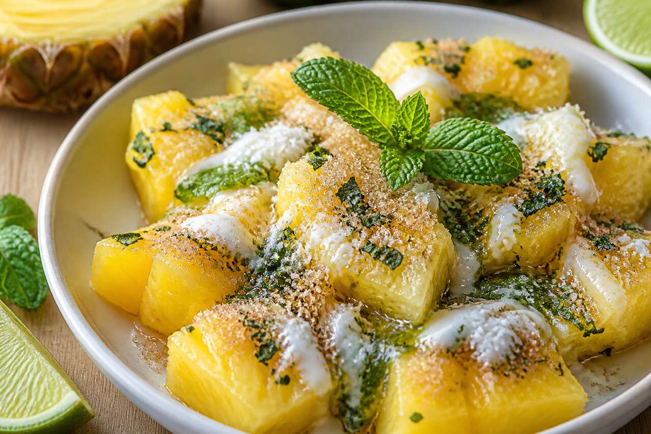 Recette Menthe-Ananas : fraîcheur Exotique