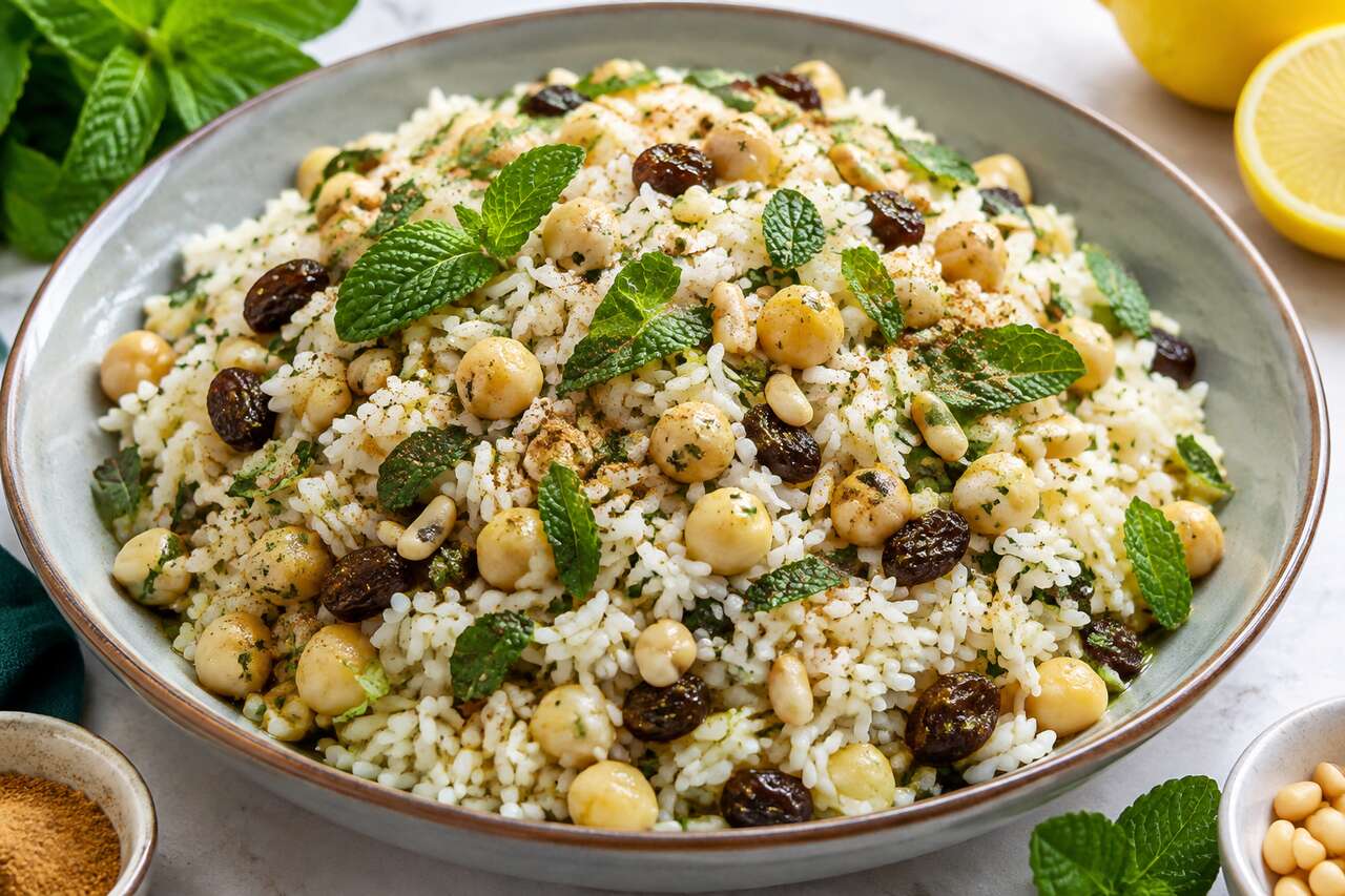 Salade de riz à la menthe : recette fraîche et savoureuse