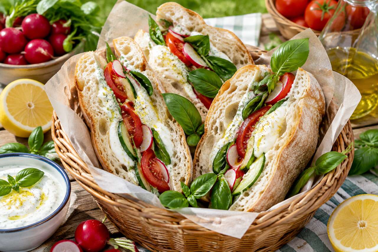 Recette de sandwich d'été frais et savoureux