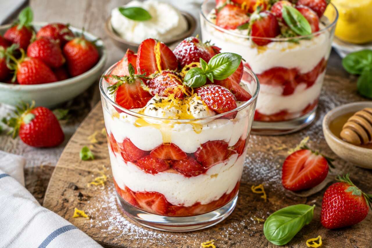 Verrine fraise et chèvre : une recette gourmande