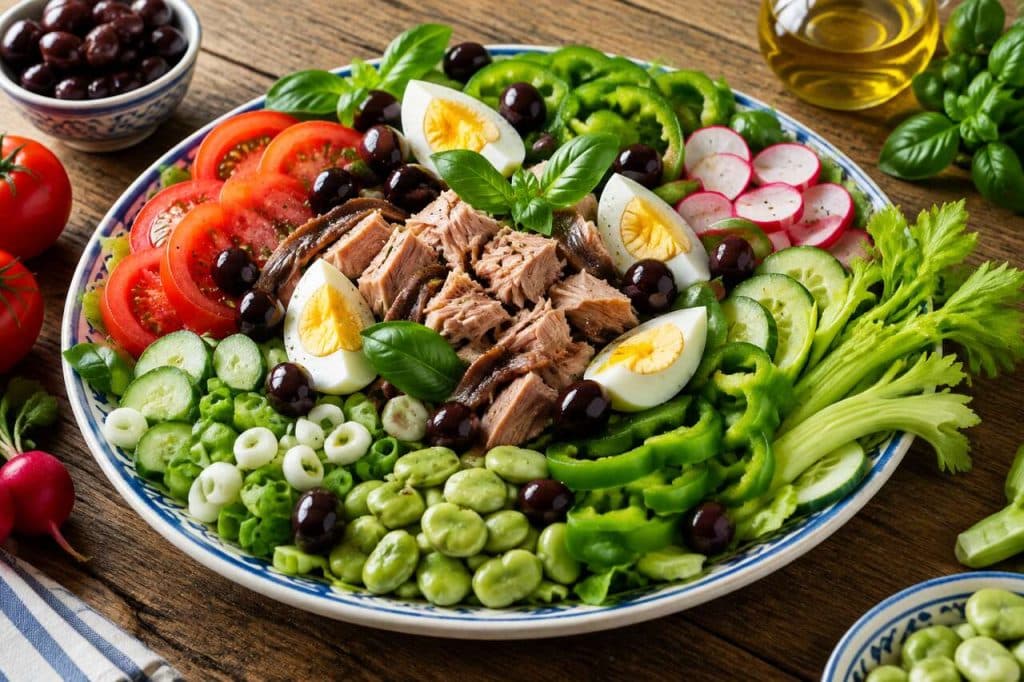 Recette authentique de la salade niçoise traditionnelle