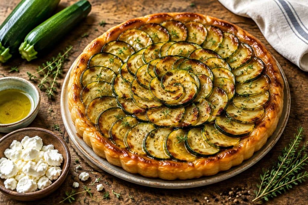 Tarte tatin aux courgettes : recette gourmande et facile