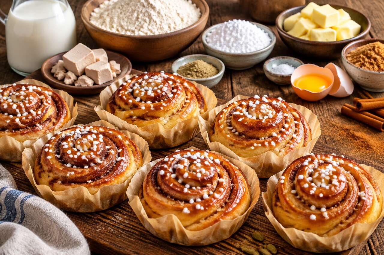 Recette des kanelbullar, les brioches suédoises à la cannelle