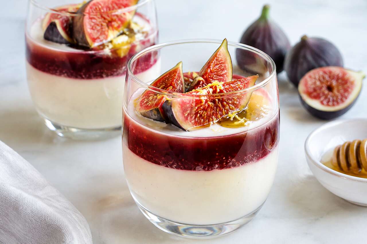 Recette de panna cotta aux figues et à la vanille