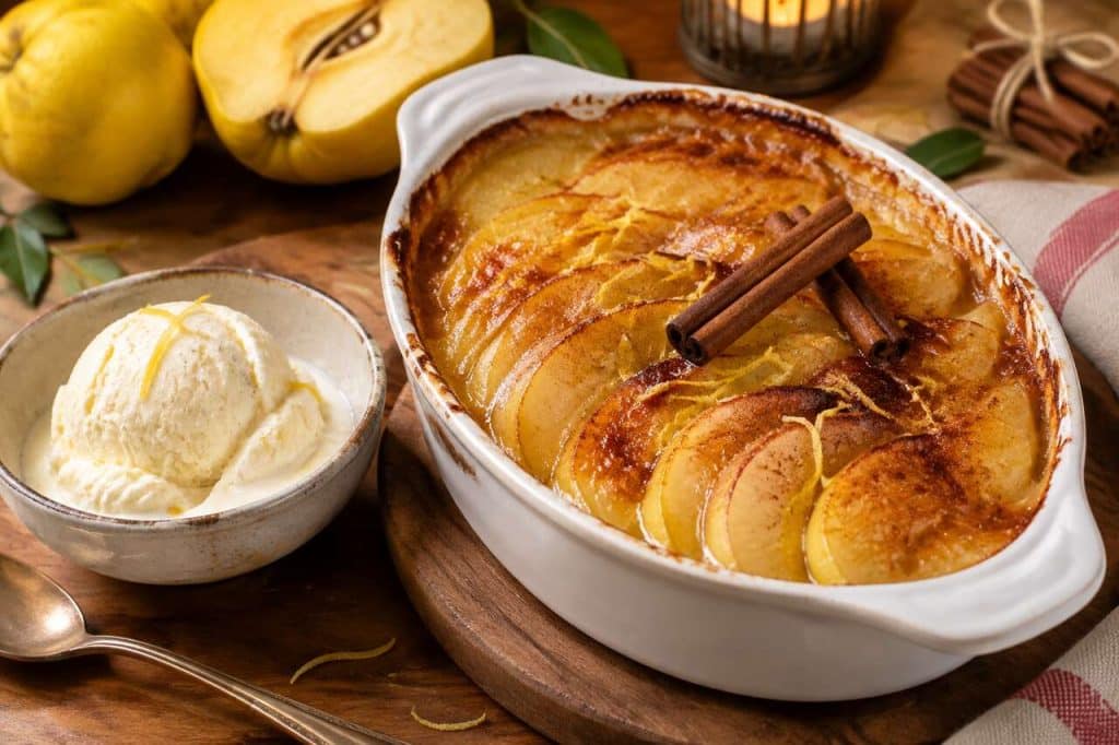 Gratin de coings : recette savoureuse et facile à réaliser