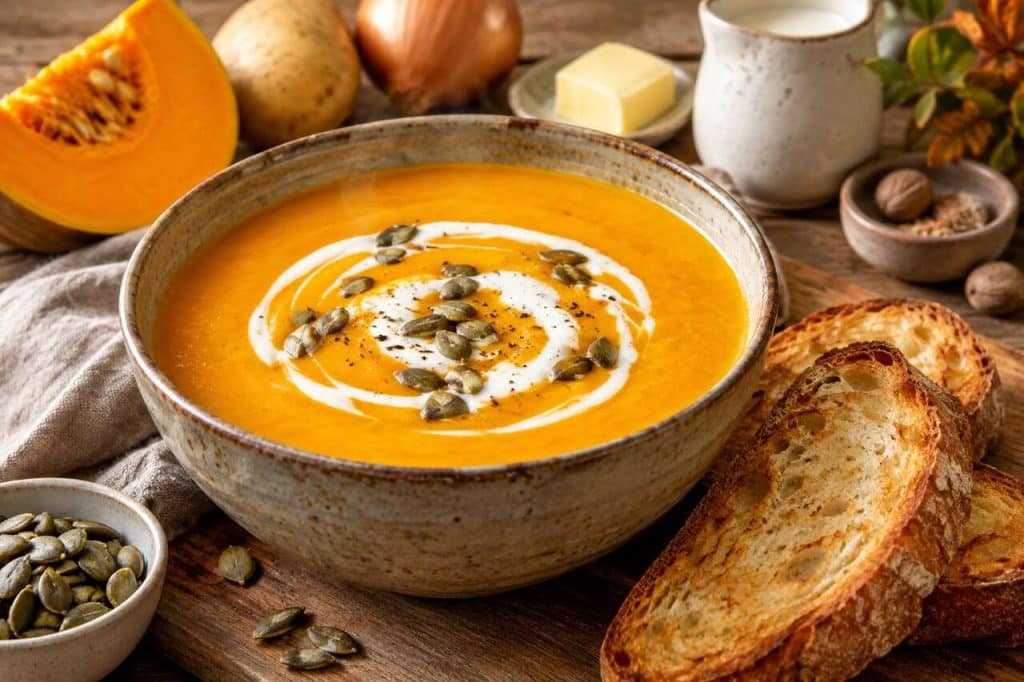 Velouté de potiron : recette savoureuse et facile