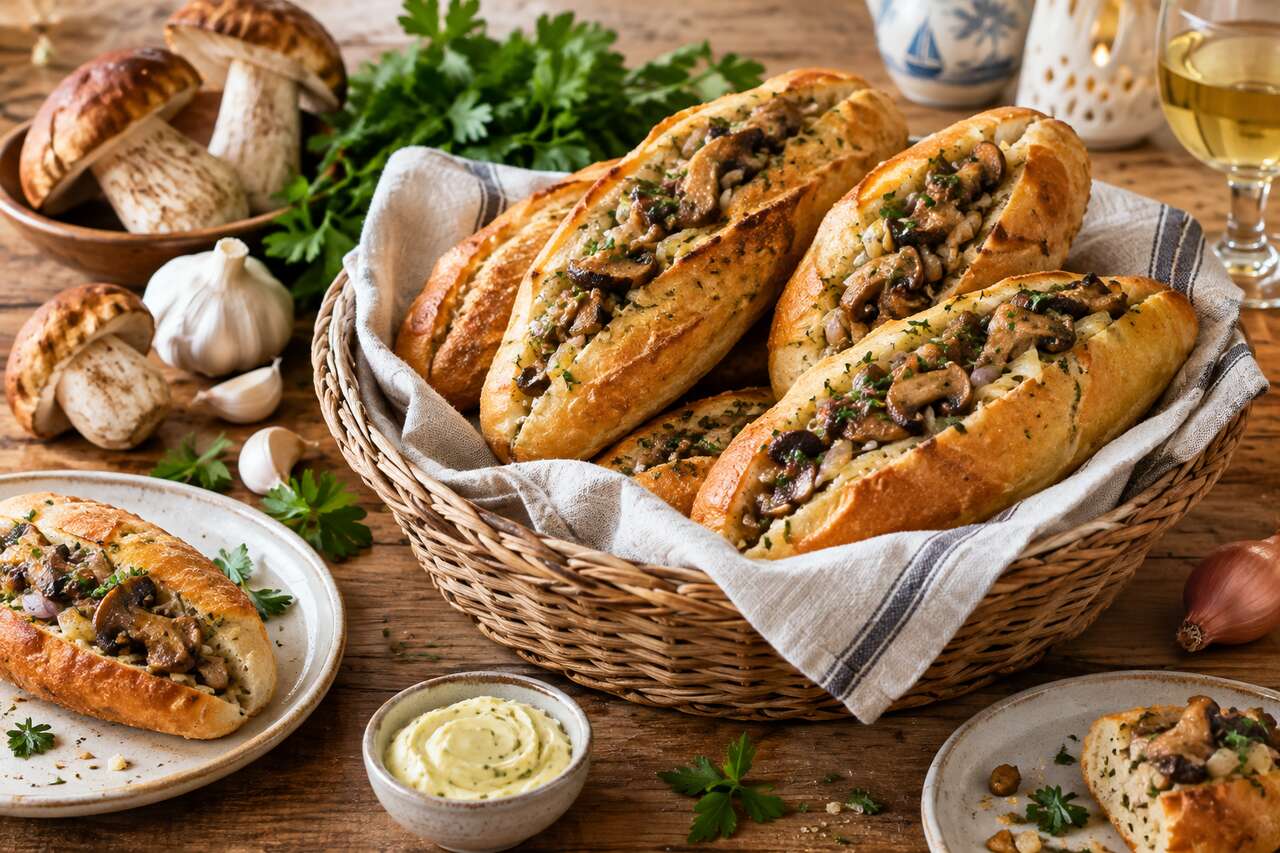 Préfous festifs aux cèpes poêlés : recette savoureuse