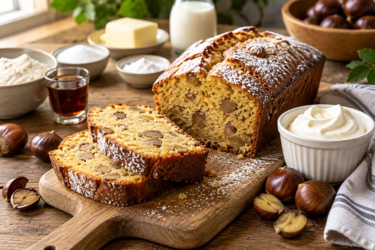 Recette du cake aux marrons glacés