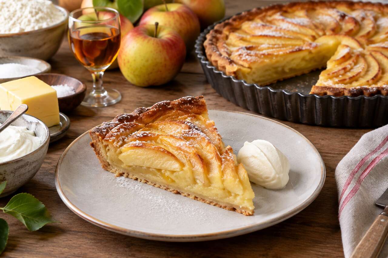 Tarte normande aux pommes : recette authentique