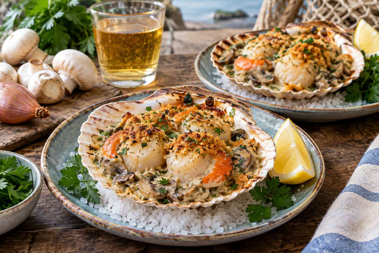 Coquille Saint-Jacques à la bretonne : une recette authentique et savoureuse